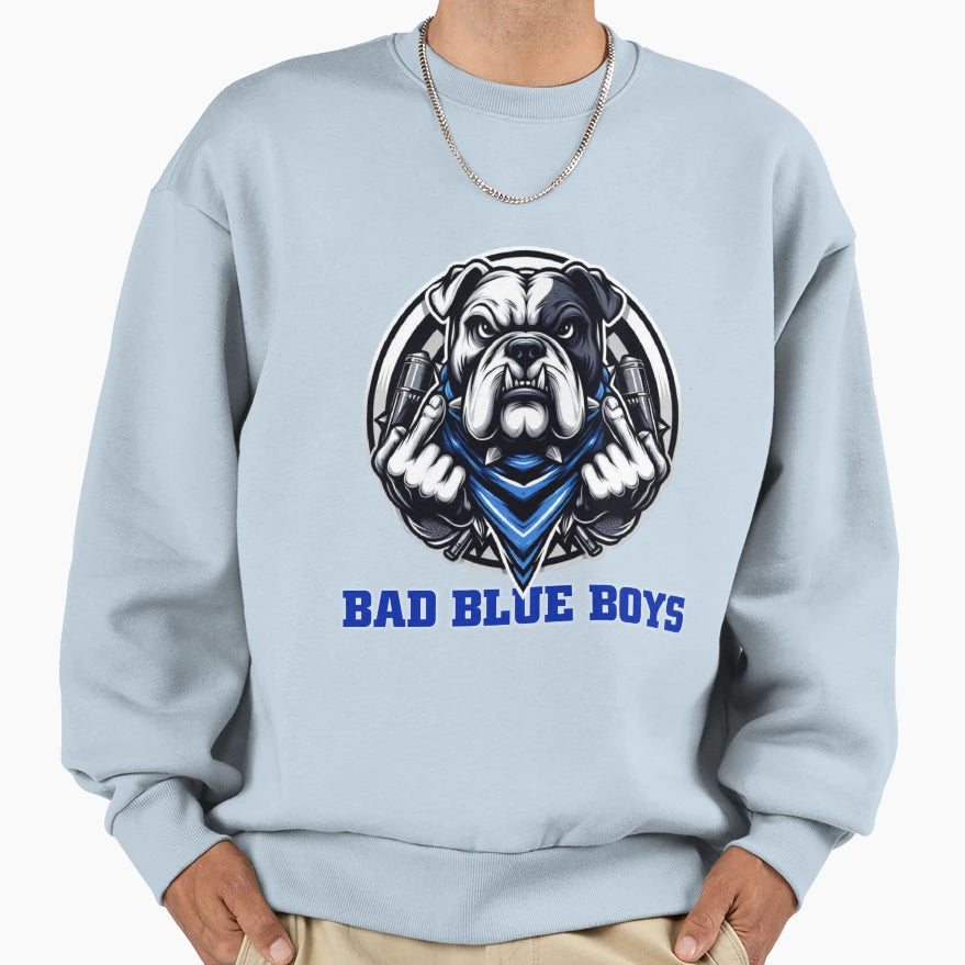 Bad Blue Sweatshirt - Unique Graphic Unisex - T-Shirt, Sweatshirt, Hoodie