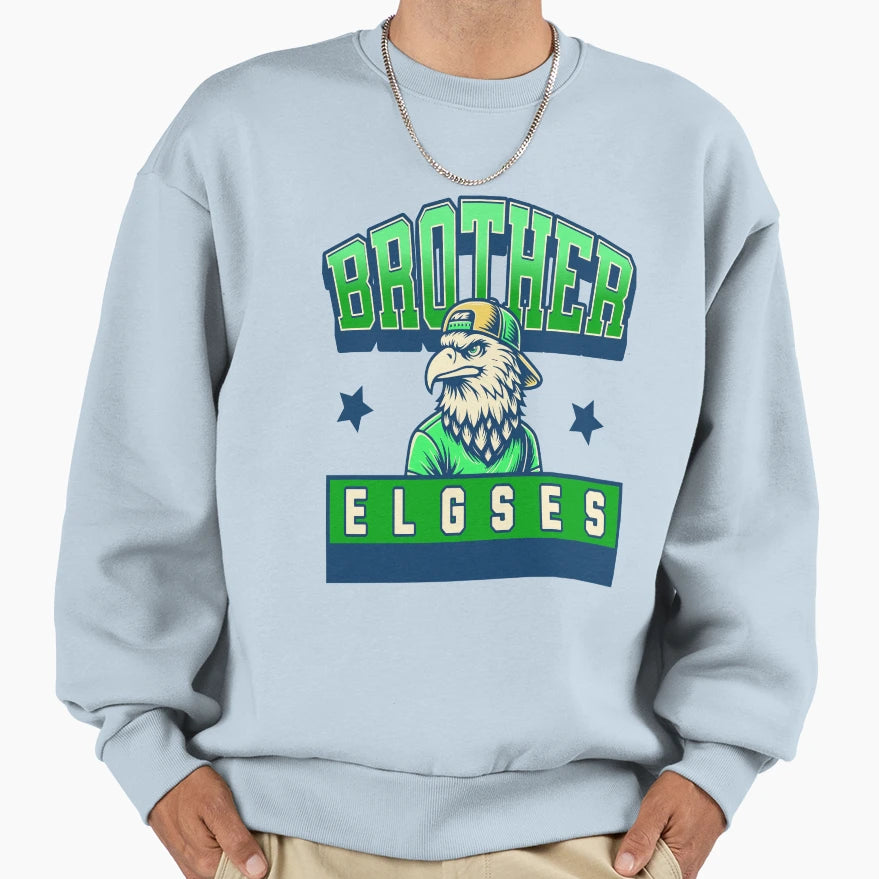 Brother Elgses Eagle Birds Game Day Sweatshirt - Unique Graphic Unisex - T-Shirt, Sweatshirt, Hoodie