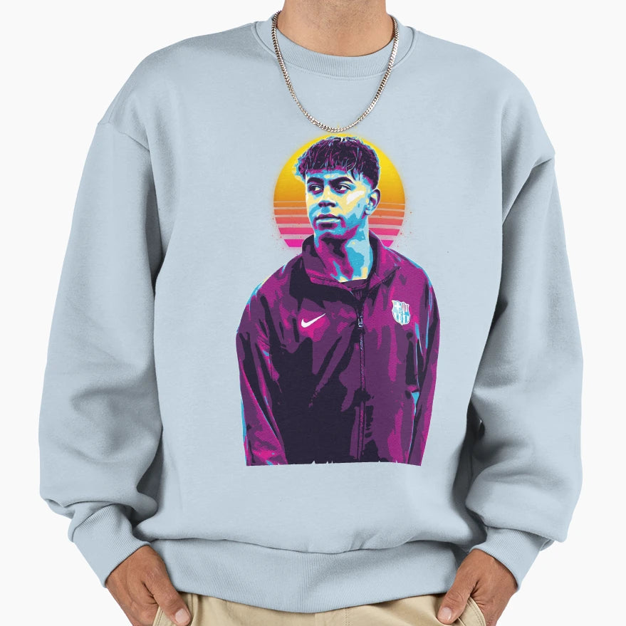 Lamine Yamal Sweatshirt - Trendy Graphic for Adults - T-Shirt, Sweatshirt, Hoodie