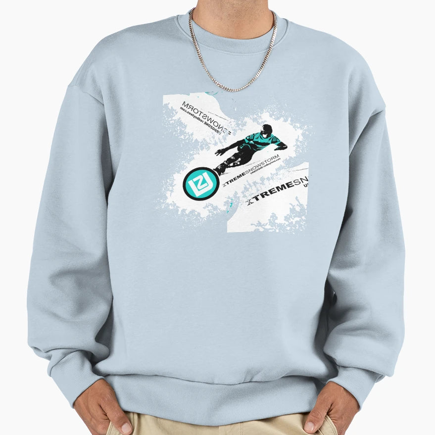 Extreme Snow Sweatshirt - Custom Art Print for Adults - T-Shirt, Sweatshirt, Hoodie