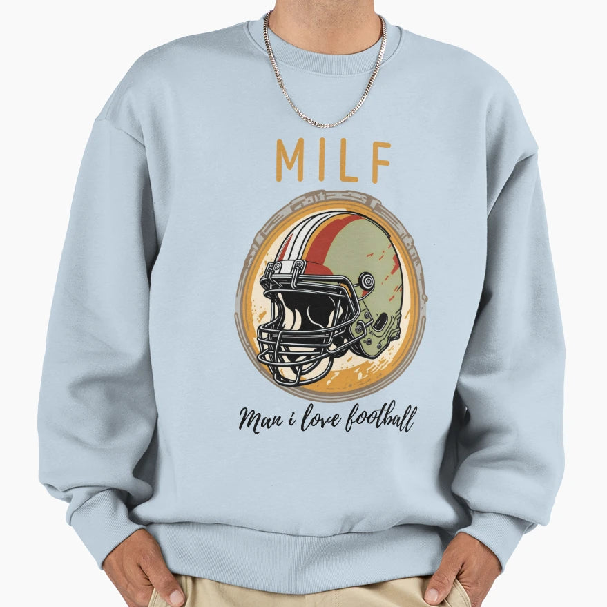 I Love Football Sweatshirt - Unique Graphic Men Women - T-Shirt, Sweatshirt, Hoodie