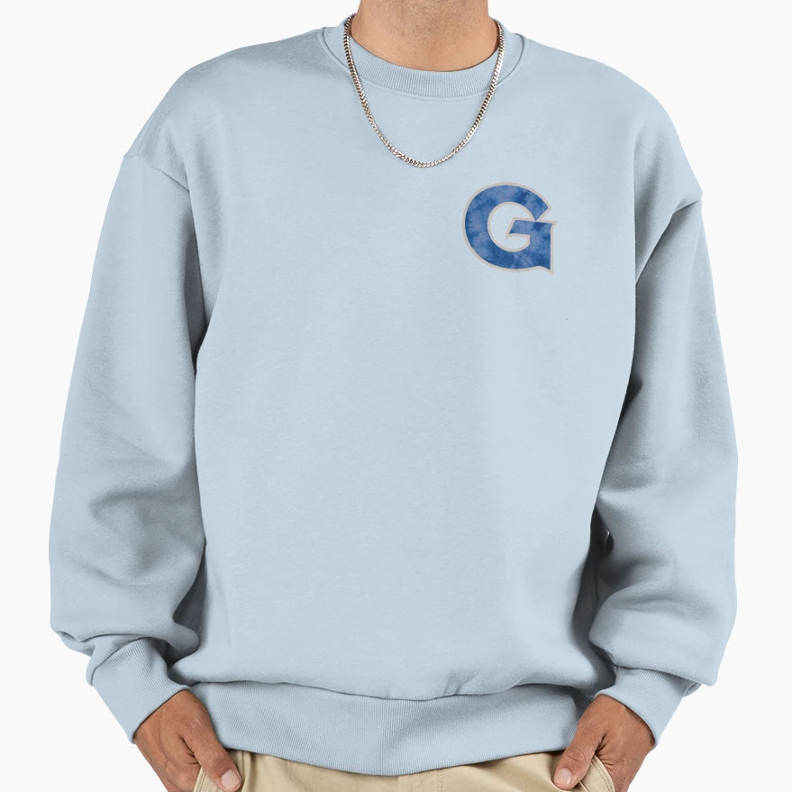 Georgetown Tie Dye Sweatshirt - Aesthetic Graphic for Adults - T-Shirt, Sweatshirt, Hoodie