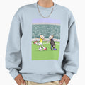 Soccer Player Hits Ball Hard Sweatshirt - Graphic Print Unisex - T-Shirt, Sweatshirt, Hoodie