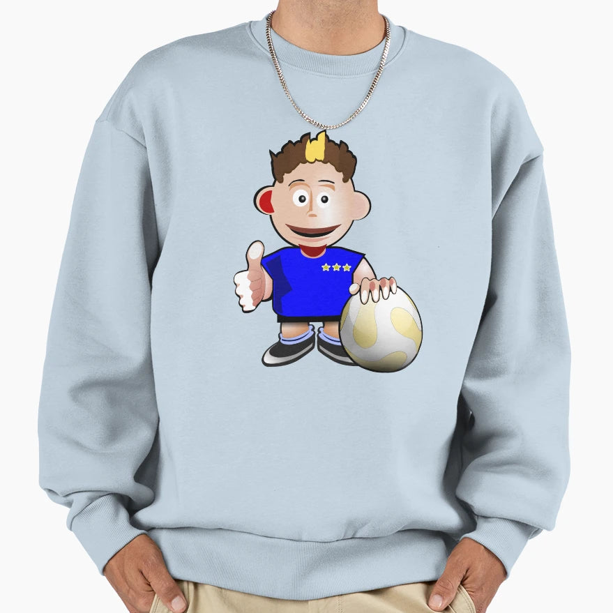 Kobo Soccer Toon Sweatshirt - Unique Graphic for Adults - T-Shirt, Sweatshirt, Hoodie