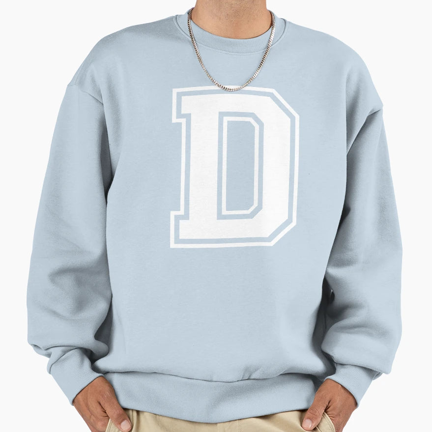 Letter D Alphabet Sweatshirt - Trendy Graphic Unisex - T-Shirt, Sweatshirt, Hoodie