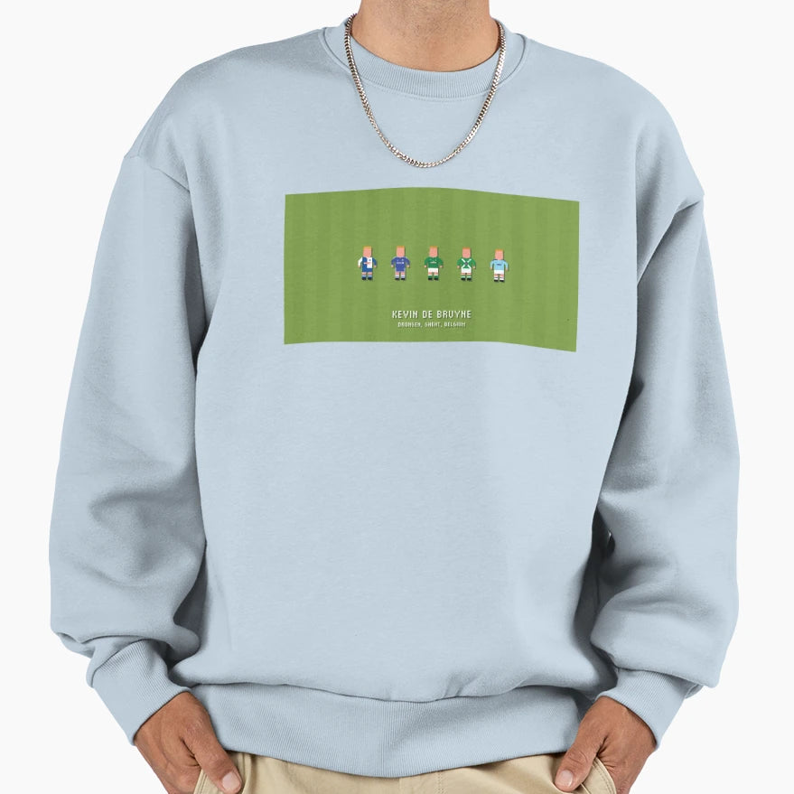Club Kits Kevin De Bruyne Sweatshirt - Graphic Print for Adults - T-Shirt, Sweatshirt, Hoodie