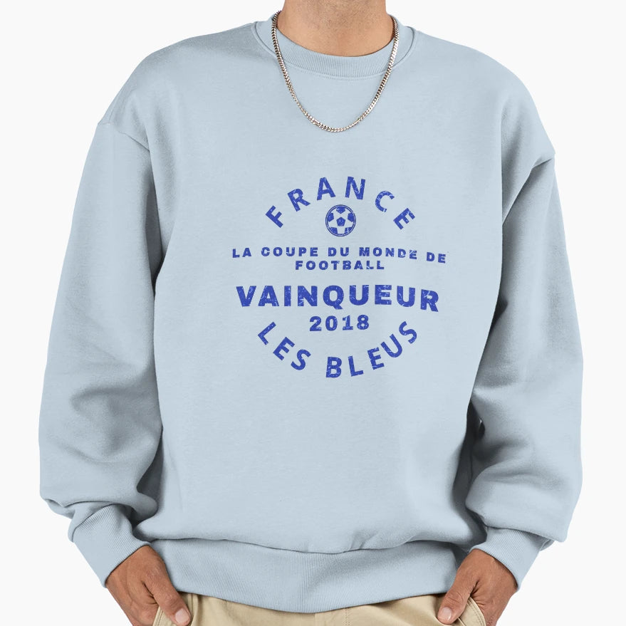 France World Cup Champions 2018 Sweatshirt - Minimalist Print Unisex - T-Shirt, Sweatshirt, Hoodie
