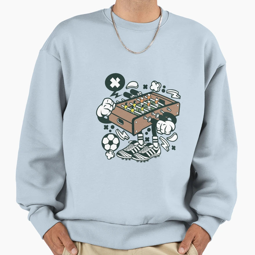 Foosball Table Hand And Shoes Sweatshirt - Casual Everyday Wear for Adults - T-Shirt, Sweatshirt, Hoodie