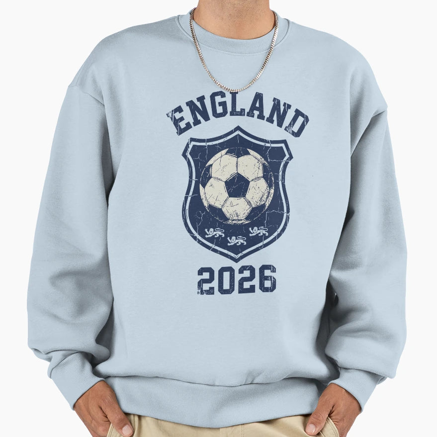England 2026 Soccer Fan Sports Sweatshirt - Minimalist Print Unisex - T-Shirt, Sweatshirt, Hoodie
