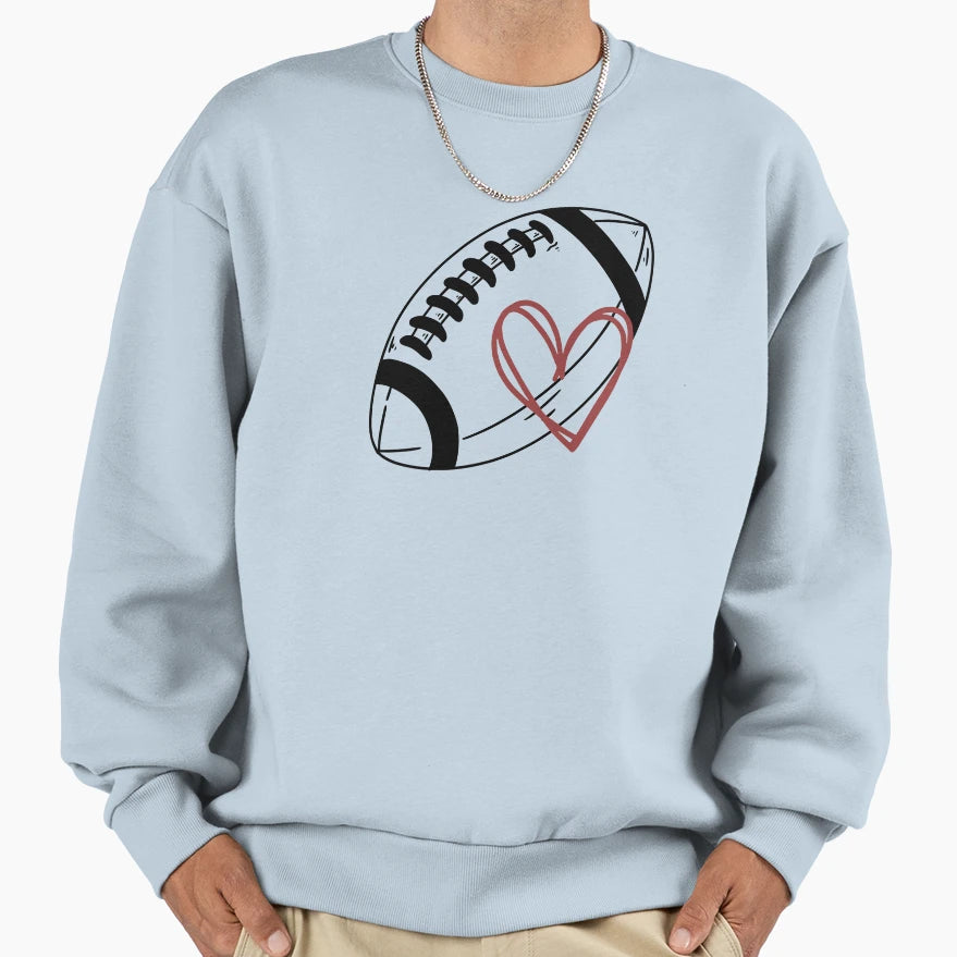 Football Game Day Gift Football Lovers Sweatshirt - Trendy Graphic Unisex - T-Shirt, Sweatshirt, Hoodie