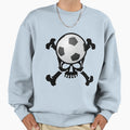 Soccer Skull Sweatshirt - Trendy Graphic for Adults - T-Shirt, Sweatshirt, Hoodie