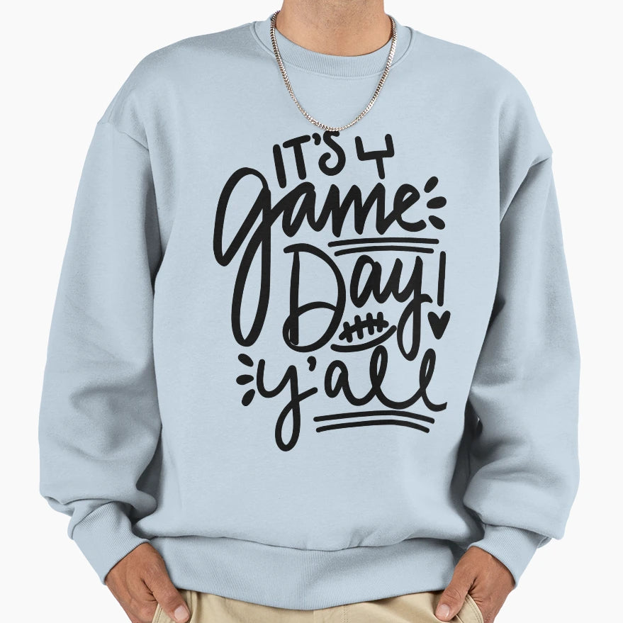 Game Day Yall Sweatshirt - Unique Graphic for Adults - T-Shirt, Sweatshirt, Hoodie