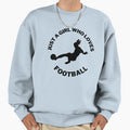 Just Who Loves Football Sweatshirt - Novelty Apparel Men Women - T-Shirt, Sweatshirt, Hoodie
