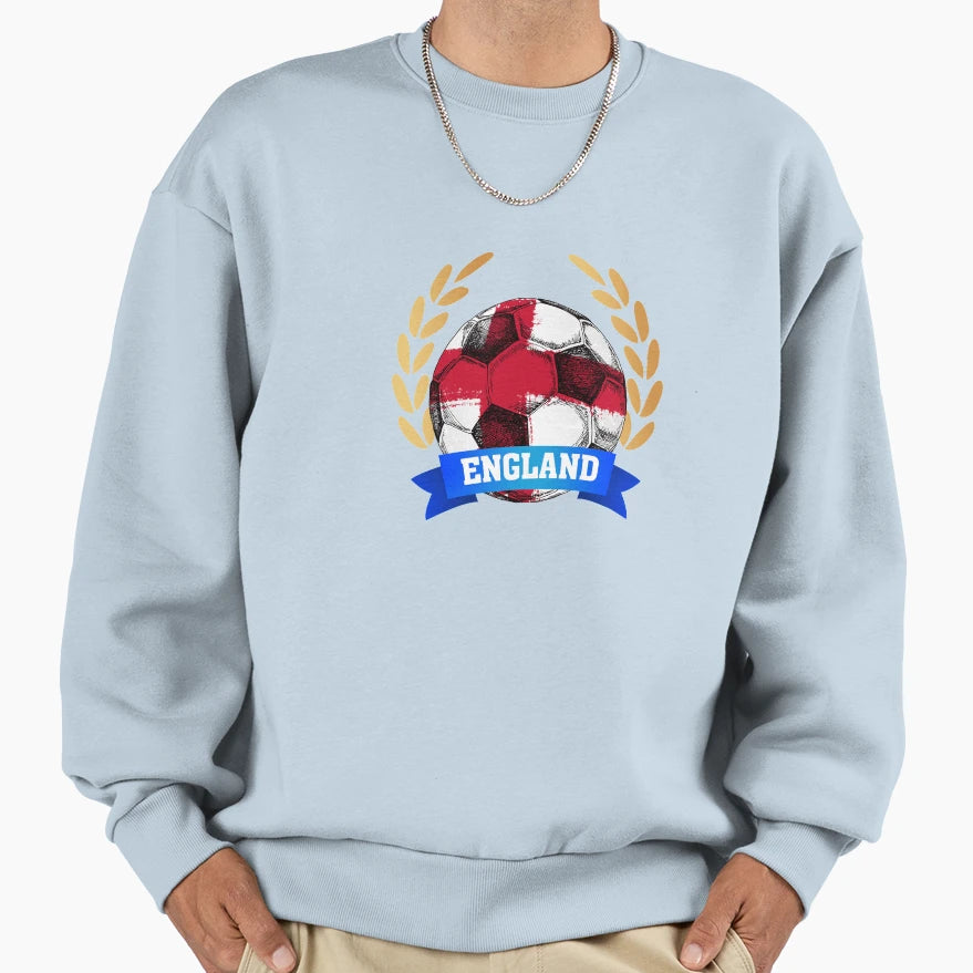 England Football Team Sweatshirt - Trendy Graphic Unisex - T-Shirt, Sweatshirt, Hoodie