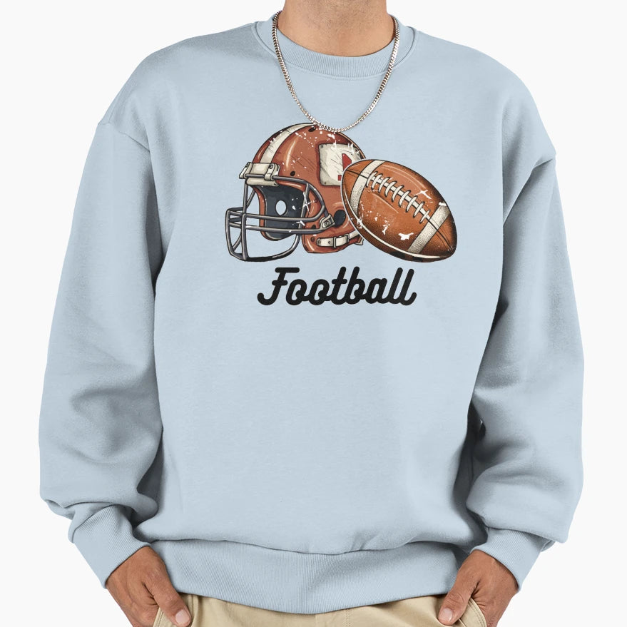 American Football Sweatshirt - Casual Everyday Wear for Adults - T-Shirt, Sweatshirt, Hoodie