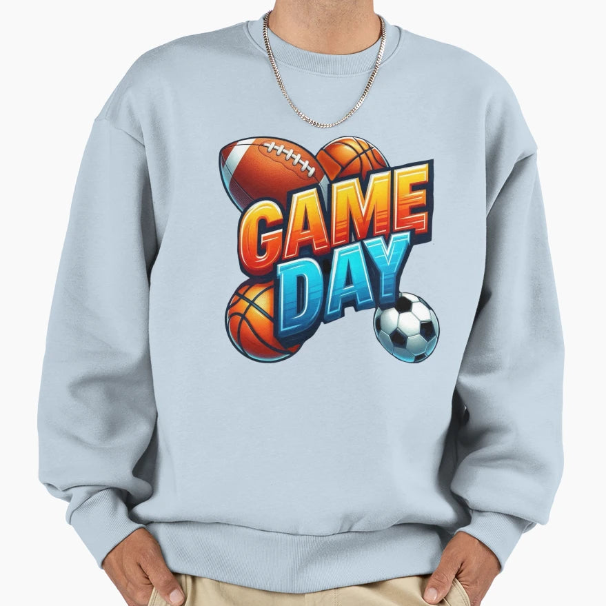 Game Day Sweatshirt - Custom Art Print Unisex - T-Shirt, Sweatshirt, Hoodie