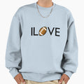 I Love Rugby Sweatshirt - Custom Art Print Unisex - T-Shirt, Sweatshirt, Hoodie