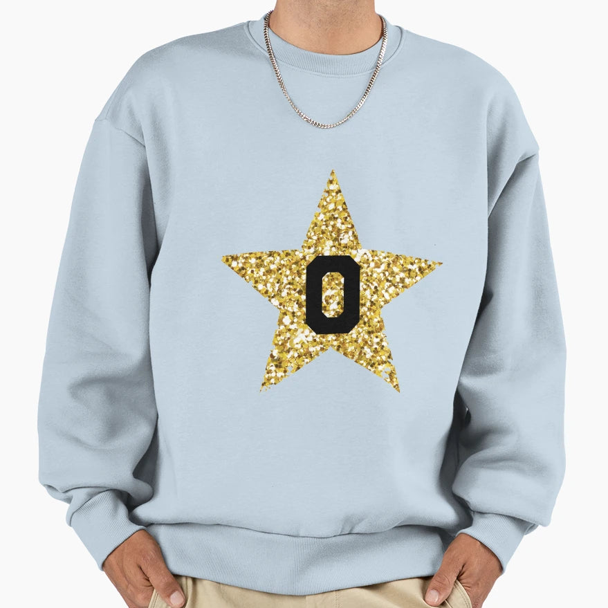 O Gold Star Sweatshirt - Streetwear Style Unisex - T-Shirt, Sweatshirt, Hoodie