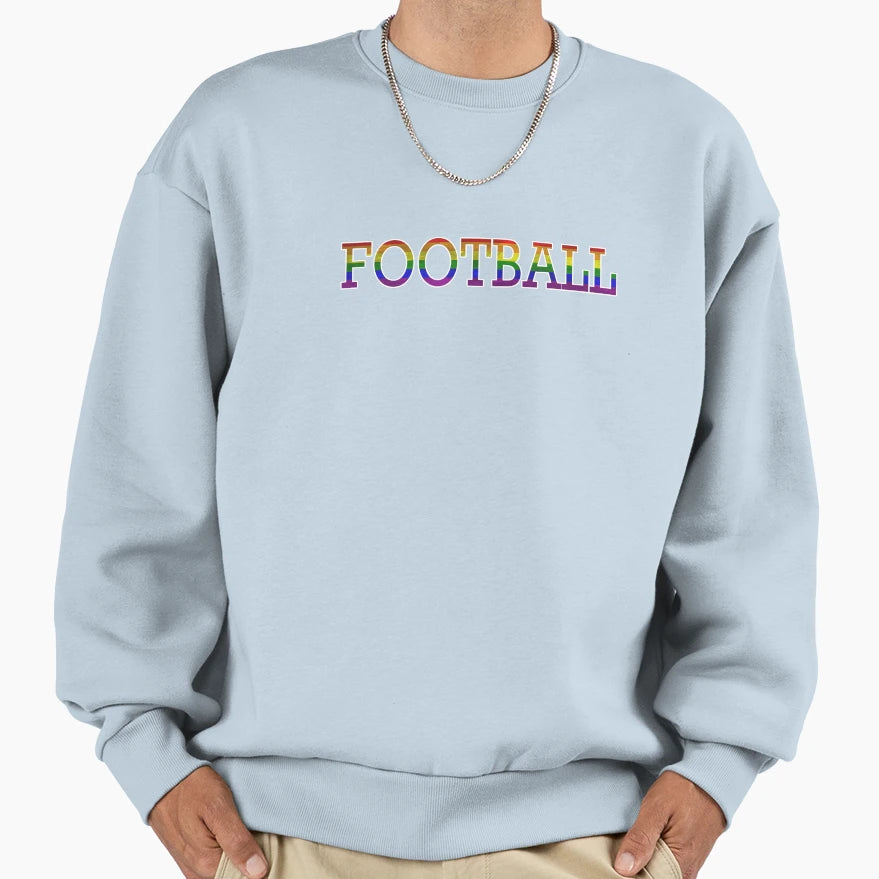 Football Pride Sweatshirt - Custom Art Print for Adults - T-Shirt, Sweatshirt, Hoodie