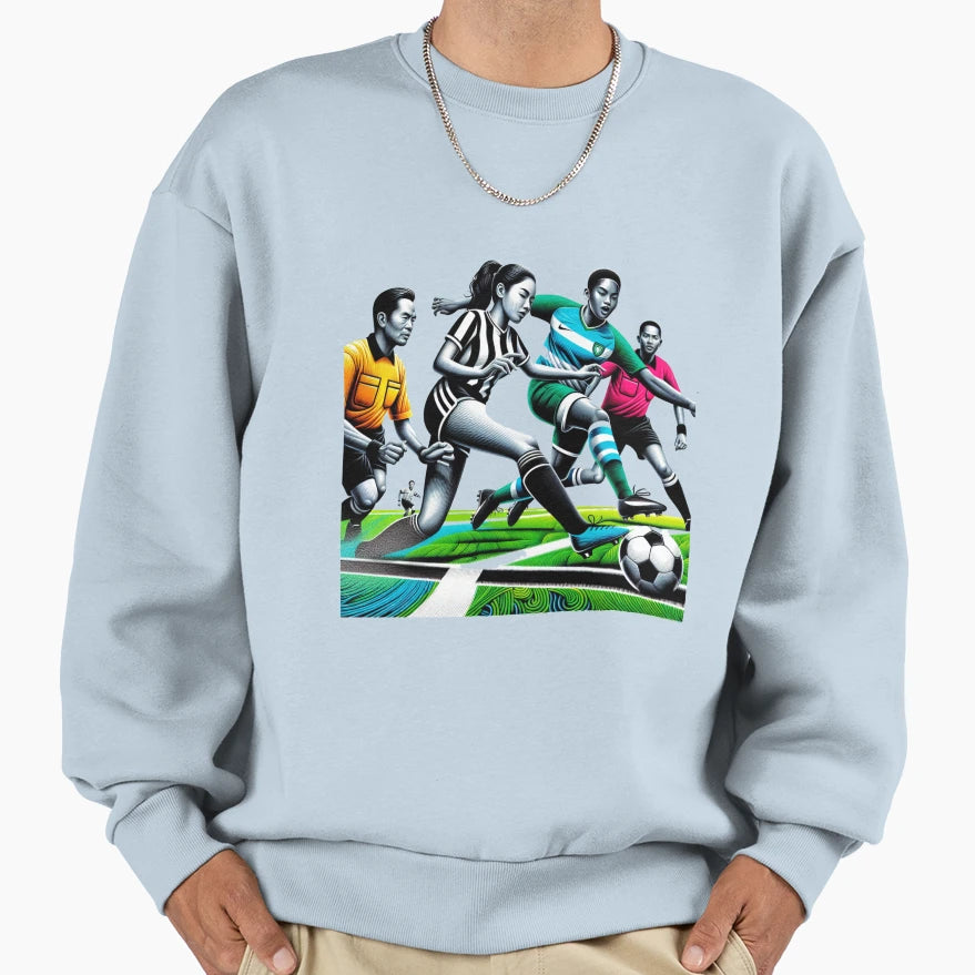 Football Mix Sweatshirt - Fun Novelty Design Unisex - T-Shirt, Sweatshirt, Hoodie