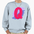 Letter Q Sweatshirt - Graphic Print for Adults - T-Shirt, Sweatshirt, Hoodie