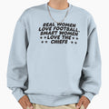 Real Love Football Smart Love Sweatshirt - Casual Everyday Wear Men Women - T-Shirt, Sweatshirt, Hoodie