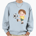 Little Kicking Soccer Ball Sweatshirt - Unique Graphic for Adults - T-Shirt, Sweatshirt, Hoodie