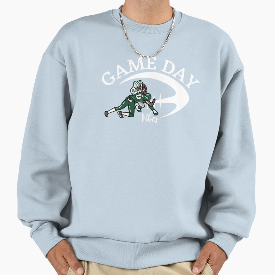 Game Day Vibes Sweatshirt - Graphic Print Men Women - T-Shirt, Sweatshirt, Hoodie