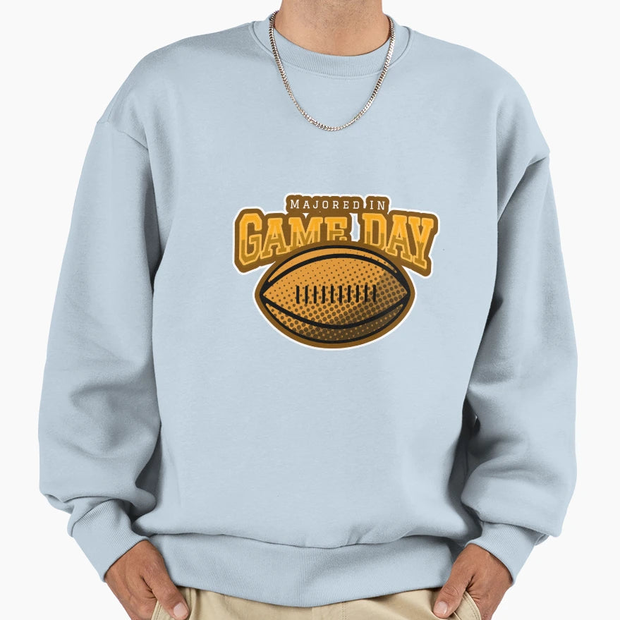 Majored Gameday Sweatshirt - Aesthetic Graphic for Adults - T-Shirt, Sweatshirt, Hoodie