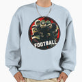 Football Season Red Art Helmet Jersey T-Shirt - Unique Graphic for Adults - T-Shirt, Sweatshirt, Hoodie