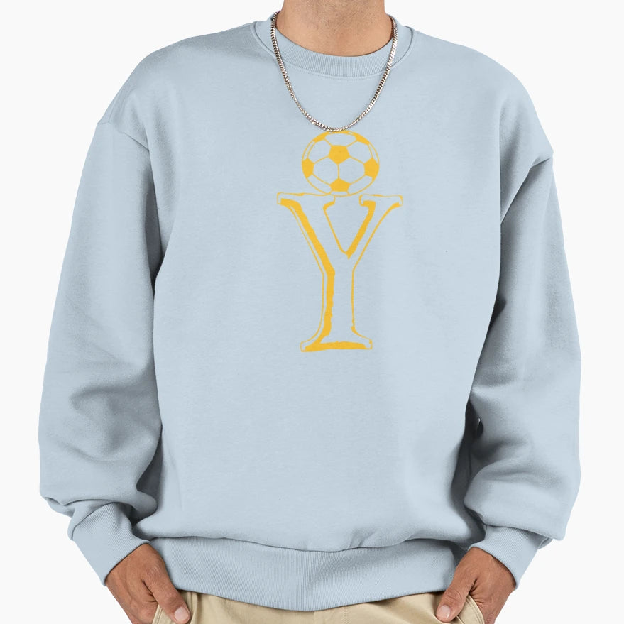 Goal Celebration Football Monogram Y Sweatshirt - Minimalist Print Unisex - T-Shirt, Sweatshirt, Hoodie