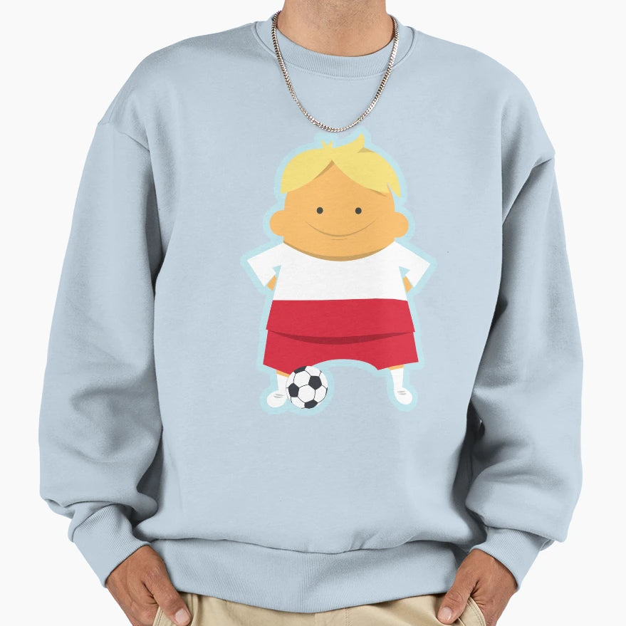 Polish Soccer Player Sweatshirt - Graphic Print Unisex - T-Shirt, Sweatshirt, Hoodie