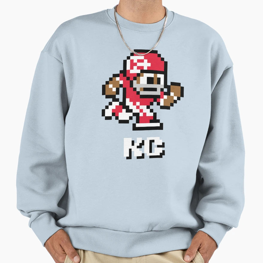 Kansas City Chiefs Tecmo Super Sweatshirt - Minimalist Print Men Women - T-Shirt, Sweatshirt, Hoodie