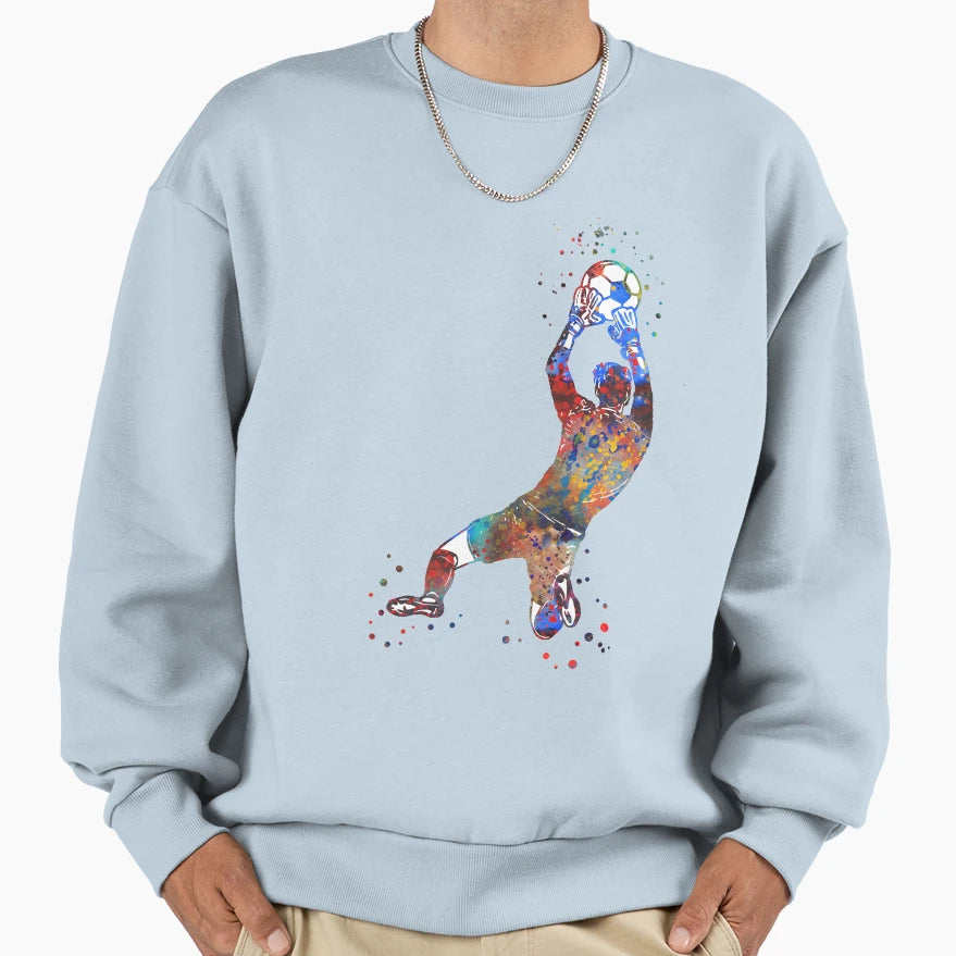 Soccer Goalie Sweatshirt - Minimalist Print Unisex - T-Shirt, Sweatshirt, Hoodie