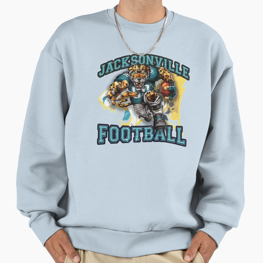 Jacksonville Football Detroit Sweatshirt - Minimalist Print for Adults - T-Shirt, Sweatshirt, Hoodie
