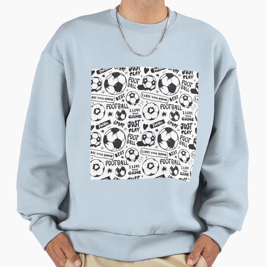 Football Best Sweatshirt - Aesthetic Graphic Men Women - T-Shirt, Sweatshirt, Hoodie