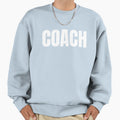 Coach Sports Coaching Training Sweatshirt - Minimalist Print for Adults - T-Shirt, Sweatshirt, Hoodie