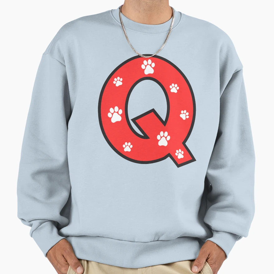 Paw Alphabet Sweatshirt - Novelty Apparel Men Women - T-Shirt, Sweatshirt, Hoodie