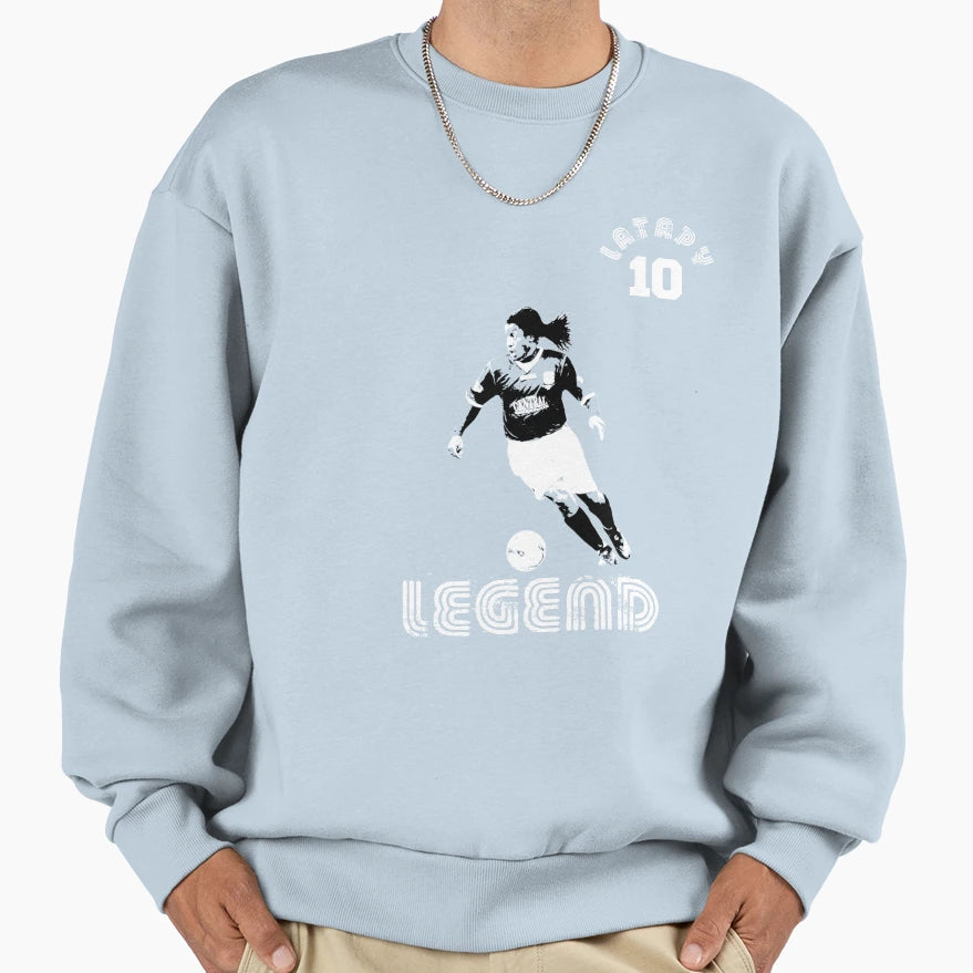Falkirk Legend Russell Latapy Sweatshirt - Trendy Graphic for Adults - T-Shirt, Sweatshirt, Hoodie