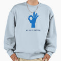 My Dad Is Awesome Sweatshirt - Minimalist Print for Adults - T-Shirt, Sweatshirt, Hoodie