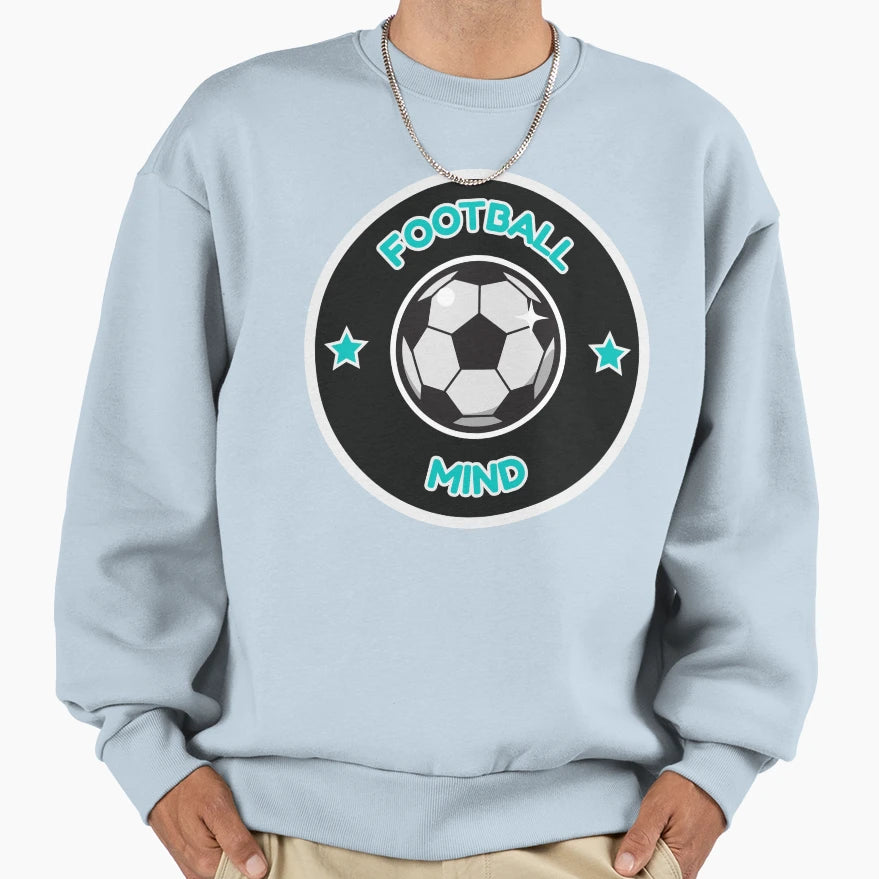 Football Mind Sweatshirt - Aesthetic Graphic Unisex - T-Shirt, Sweatshirt, Hoodie