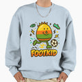 Footkid Little Football Hero Sweatshirt - Aesthetic Graphic for Adults - T-Shirt, Sweatshirt, Hoodie