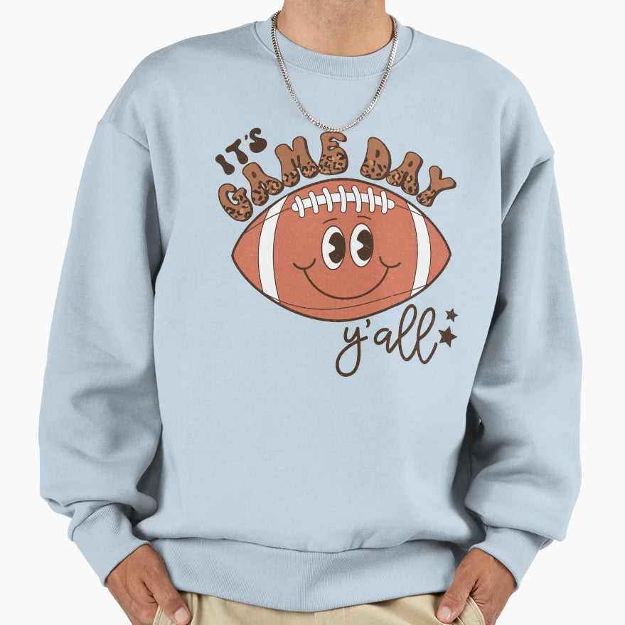 Its Game Day Yall Mothers Day Sweatshirt - Custom Art Print Men Women - T-Shirt, Sweatshirt, Hoodie