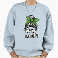 Mom Life Football Mothers Day Messy Sweatshirt - Novelty Apparel for Adults - T-Shirt, Sweatshirt, Hoodie