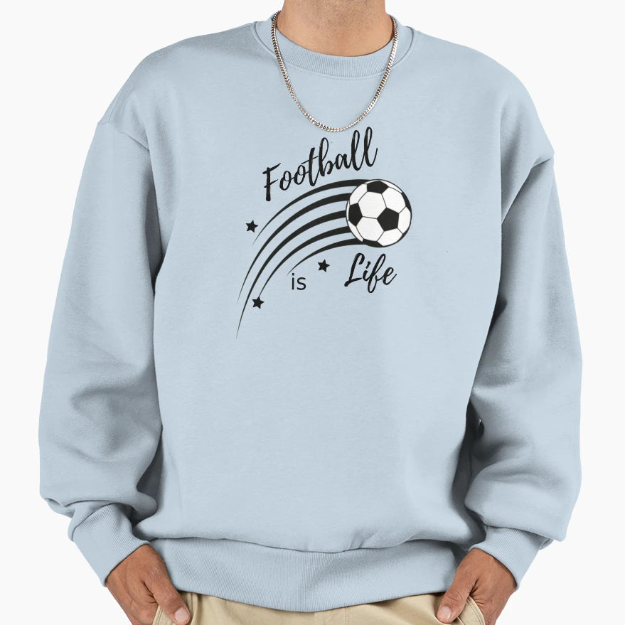 Soccer Football Coach Football Is Sweatshirt - Trendy Graphic Men Women - T-Shirt, Sweatshirt, Hoodie