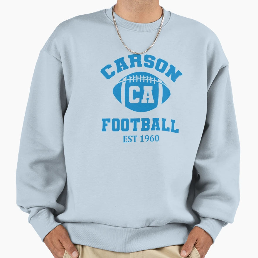 Carson Football Est 1960 Sweatshirt - Trendy Graphic Unisex - T-Shirt, Sweatshirt, Hoodie