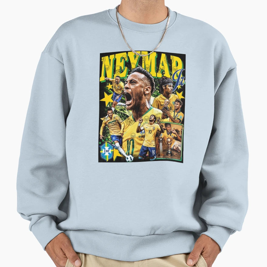 Neymar Jr Sweatshirt - Custom Art Print for Adults - T-Shirt, Sweatshirt, Hoodie