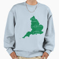 England As Football Field T-Shirt - Aesthetic Graphic for Adults - T-Shirt, Sweatshirt, Hoodie