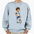 Gay Football Pride Rainbow Soccer Cartoon T-Shirt - Unique Graphic Unisex - T-Shirt, Sweatshirt, Hoodie