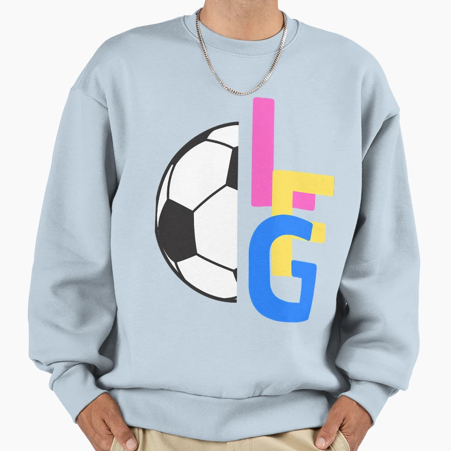 Lfg Lets Go Soccer Gameday Sports Sweatshirt - Custom Art Print for Adults - T-Shirt, Sweatshirt, Hoodie